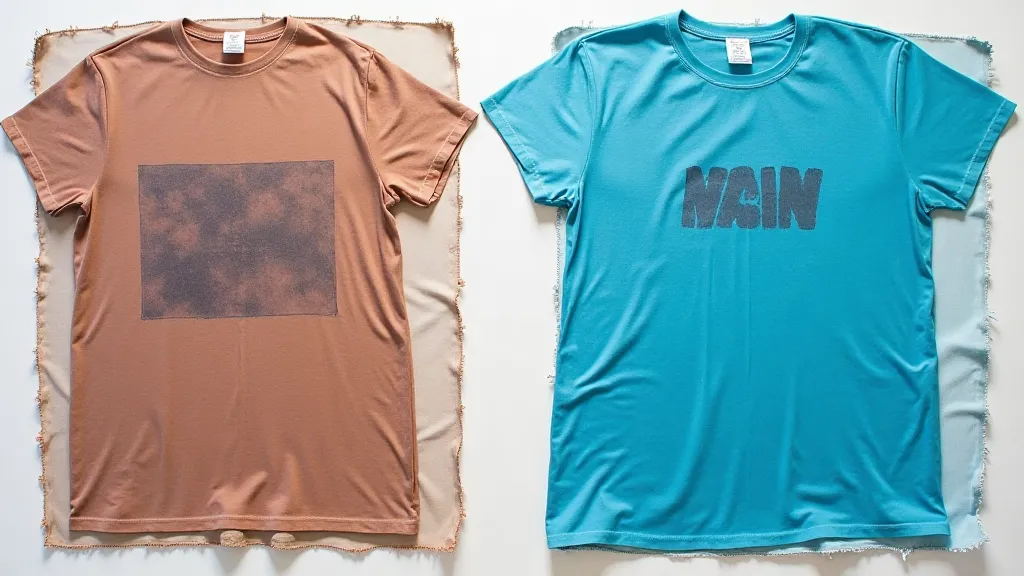 Comparison of natural and synthetic dyed handkerchiefs