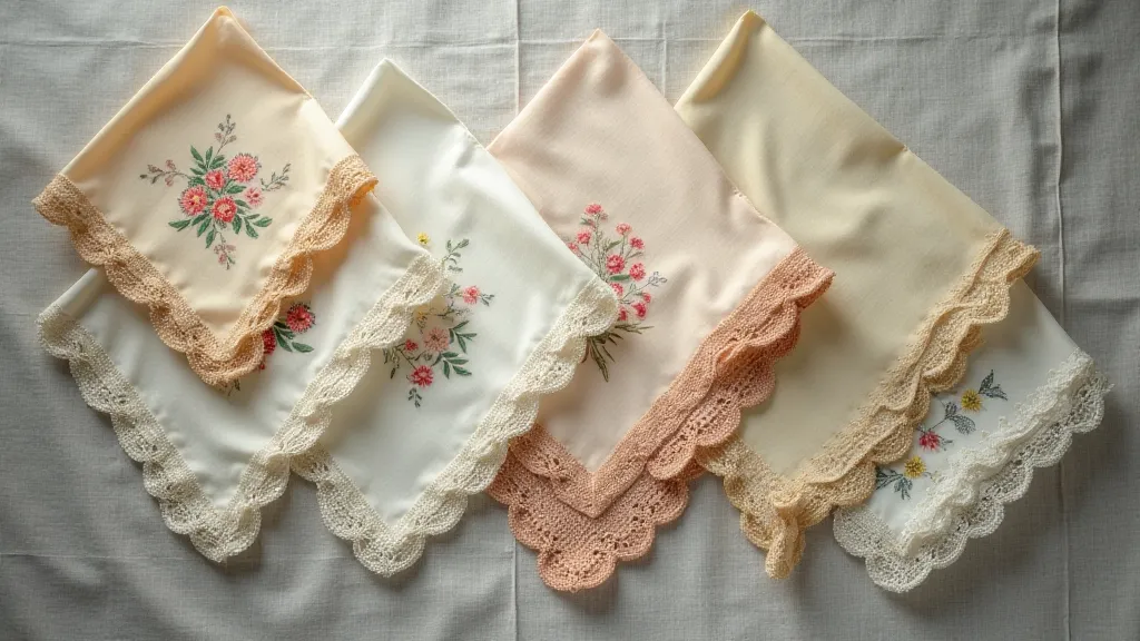 Collection of antique handkerchiefs