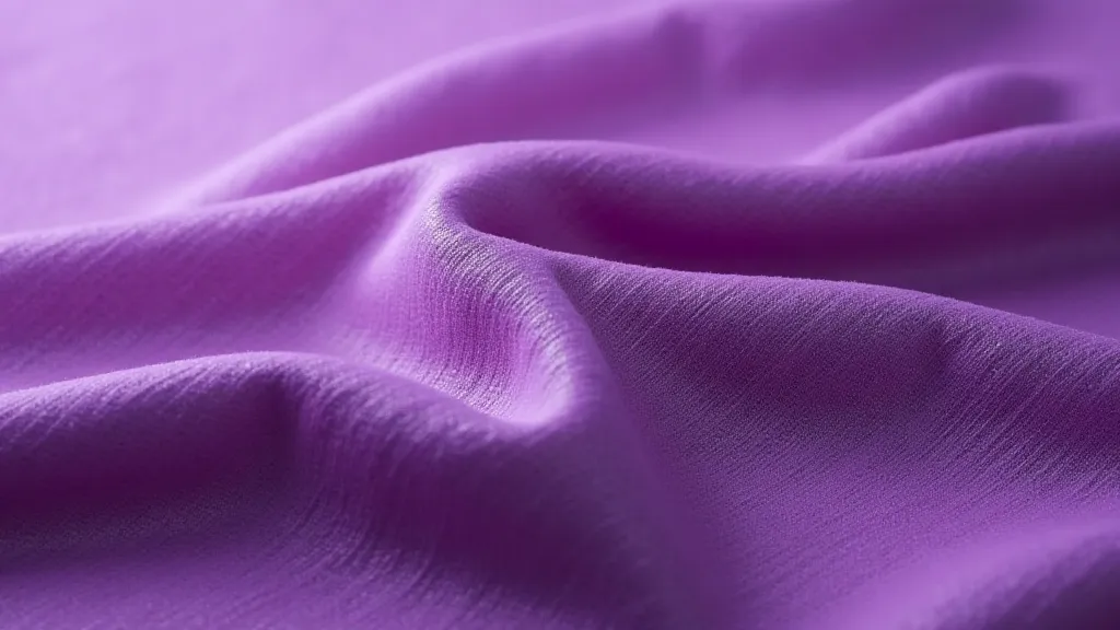 Synthetic dye purple handkerchief