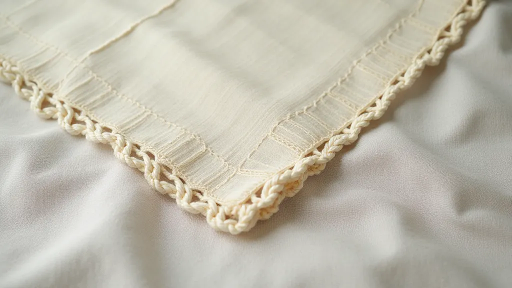 Backside of a Victorian handkerchief